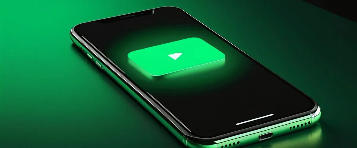 Celular con un formulario de registro sencillo